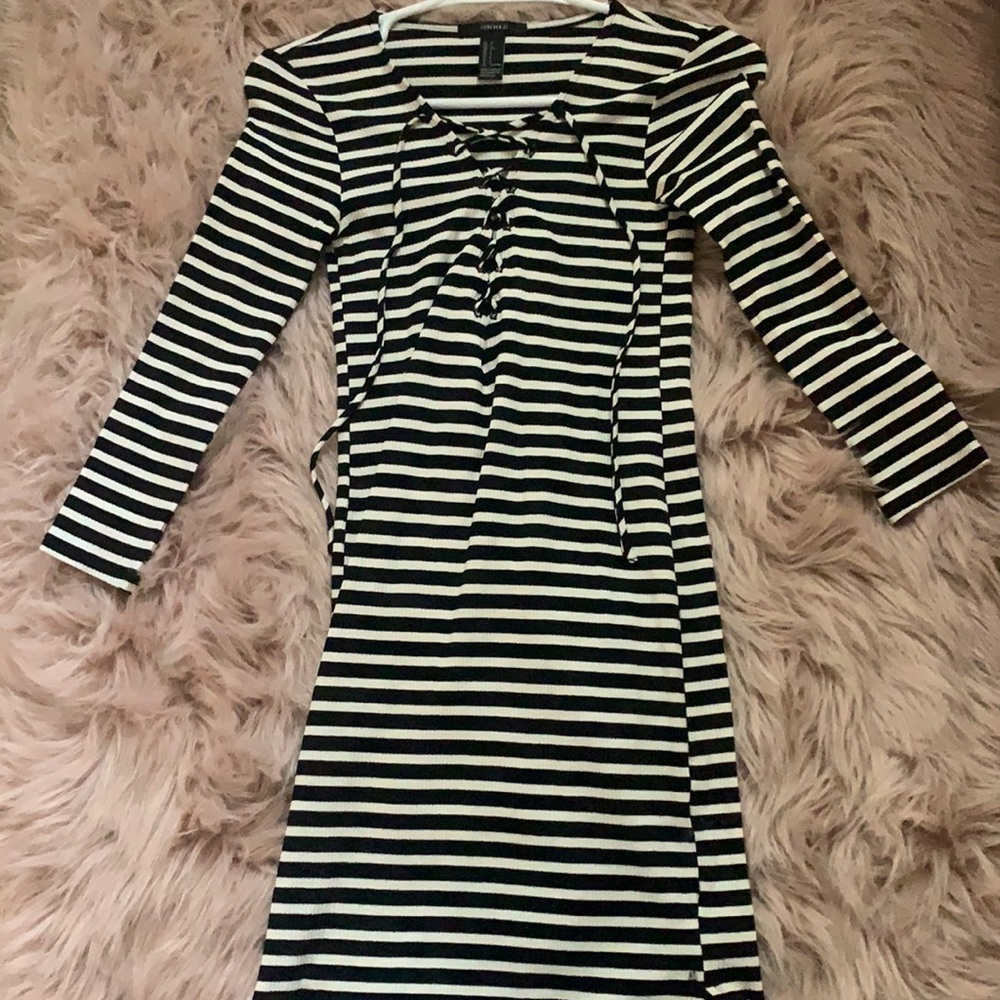 Striped Tied Dress